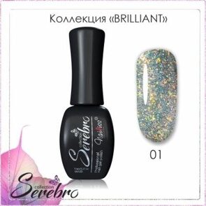 Гель-лак "Brilliant" "Serebro collection" №01, 11 мл