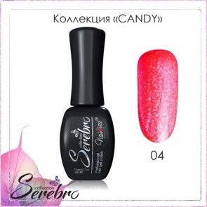 Гель-лак "Candy" "Serebro collection" №04, 11 мл