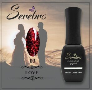 Гель-лак LOVE "Serebro" №03, 11 мл Гель-лак LOVE "Serebro" №03, 11 мл