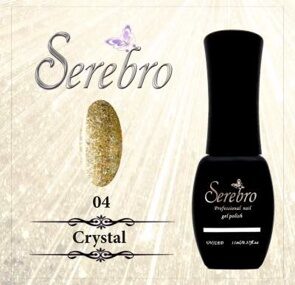 Гель-лак "Serebro" Crystal №04, 11 мл Гель-лак "Serebro" Crystal №04, 11 мл